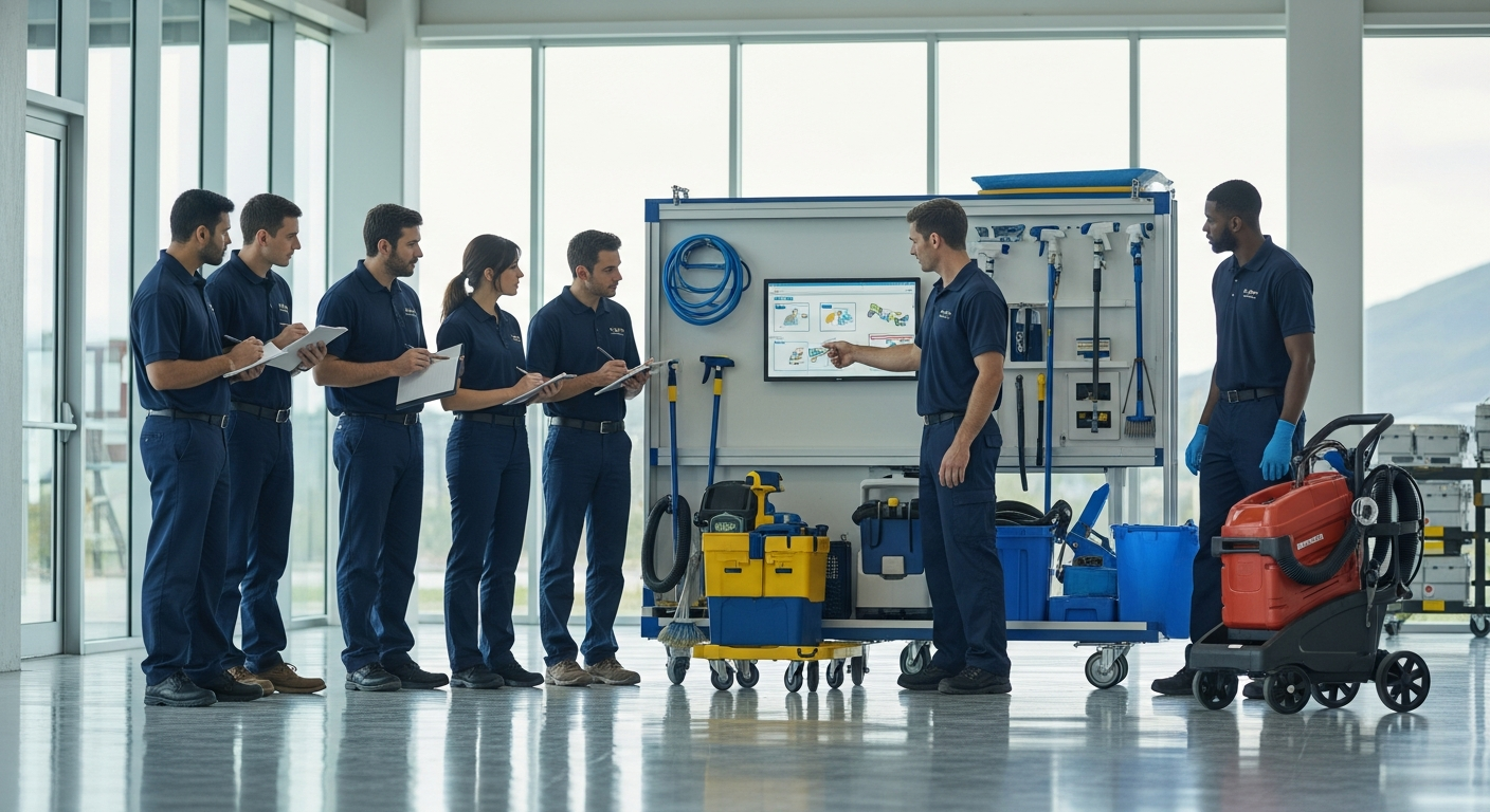 Efektivní úklidové strategie pro celosvětové standardy.