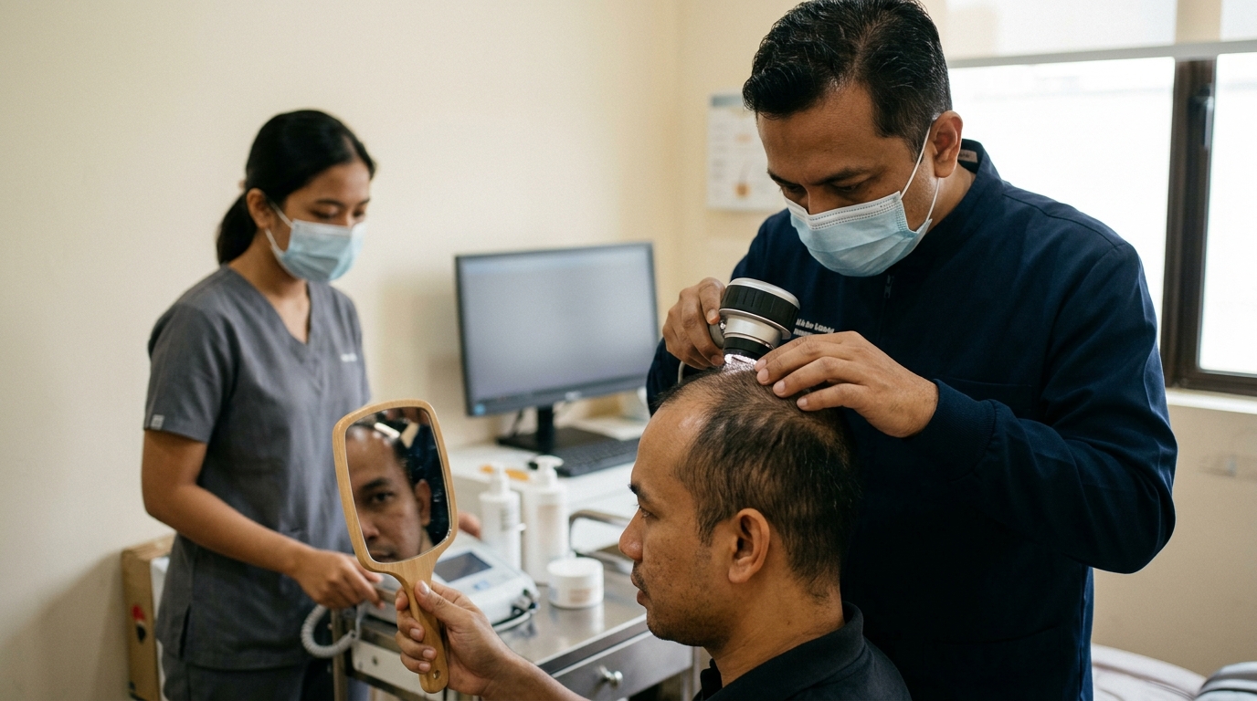Kaedah Moden Mengatasi Masalah Keguguran Rambut