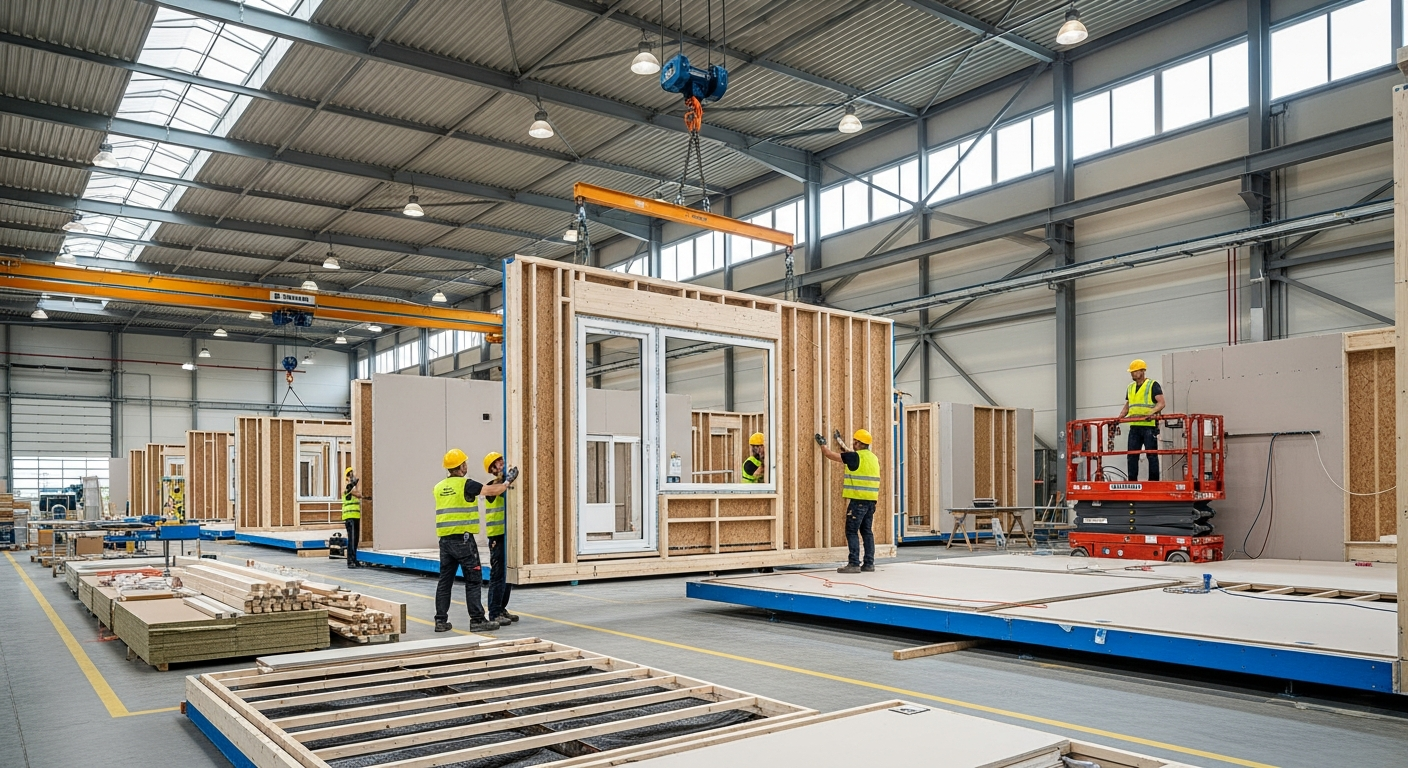 การวางแผนและสร้างบ้านสำเร็จรูปชั้นเดียวอย่างชาญฉลาด