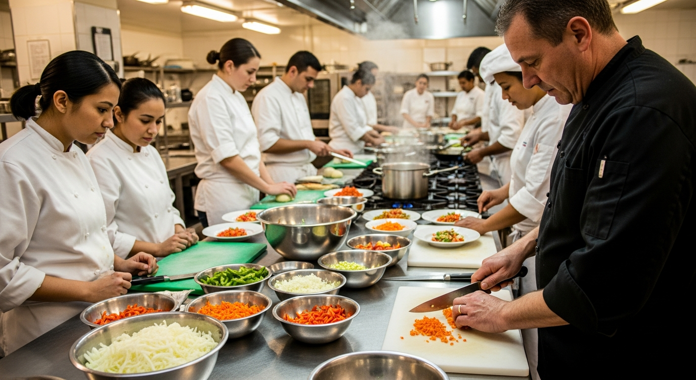 Habilidades Essenciais na Cozinha Profissional