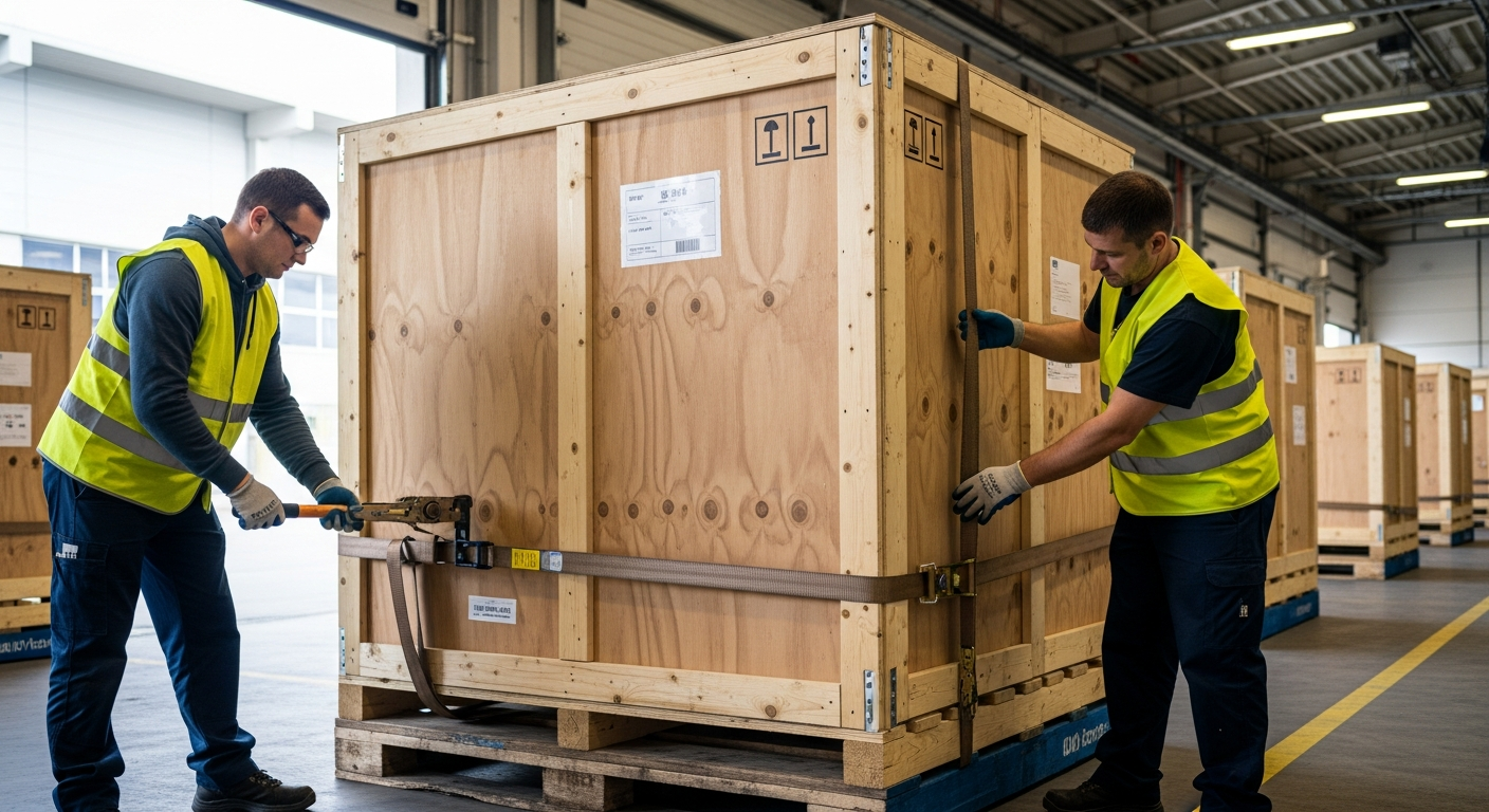 Strokovno pakiranje za industrijske mednarodne potrebe