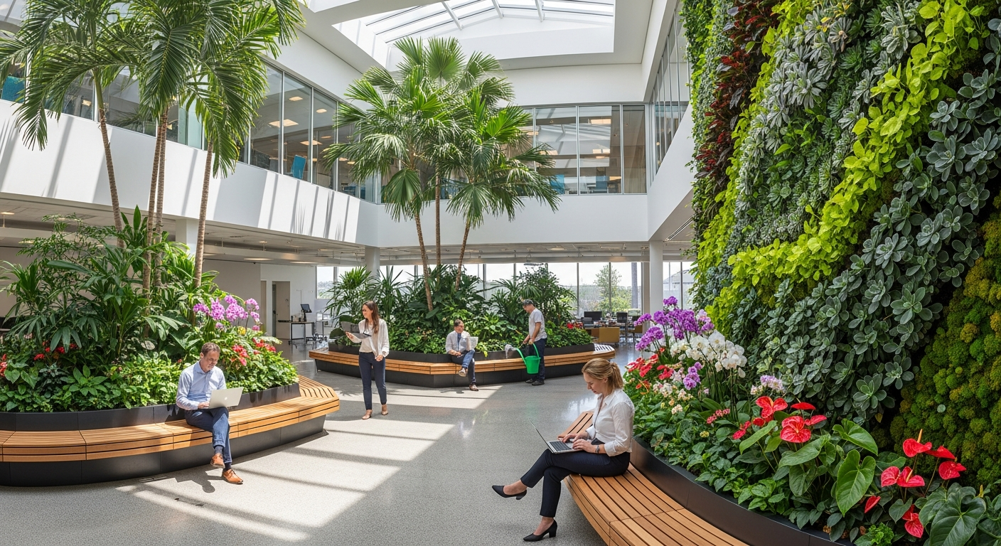 เพิ่มความสดชื่นด้วยพืชพรรณนานาชนิด