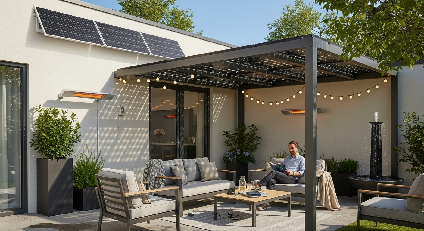 Comfortabel buitenleven dankzij zonnetechnologie