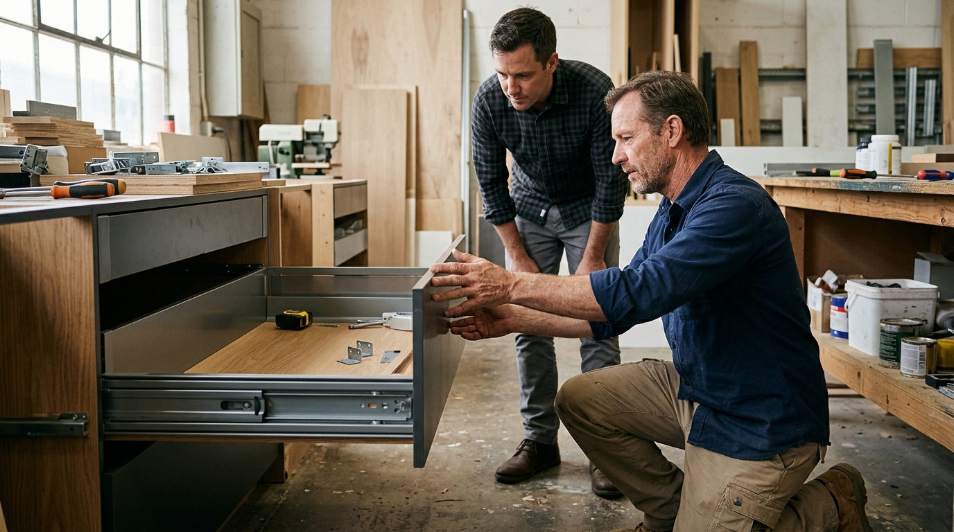 Blum Legrabox: Why Soft-Close Drawers Outlast Metabox on a 60kg Pull-Out