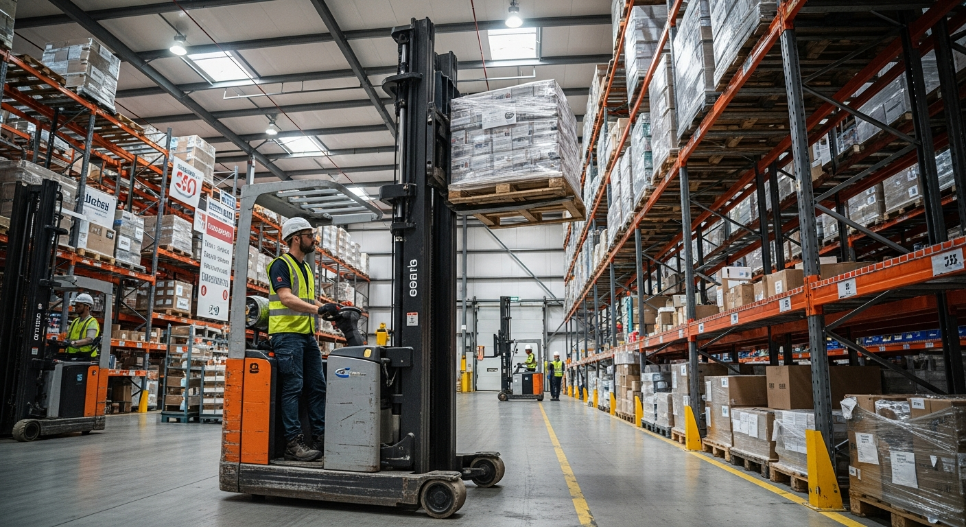 Krautuvų vairuotojų darbas logistikos sektoriuje