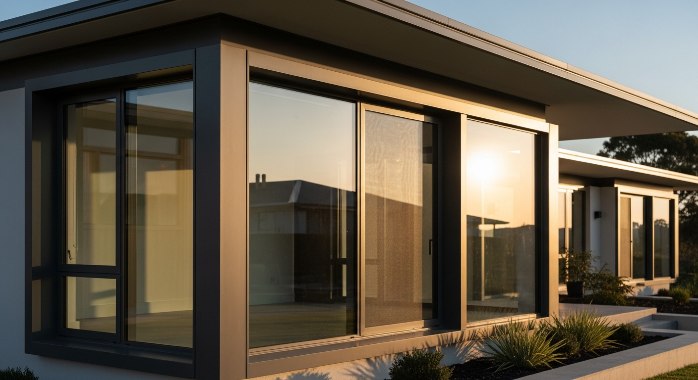 עיצוב חזיתות מודרניות בשילוב אלומיניום וזכוכית