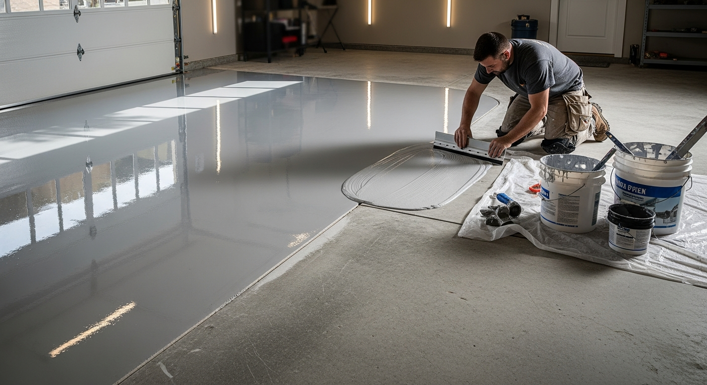 ยกระดับโรงรถด้วยพื้นอีพ็อกซี่ที่สวยงามและใช้งานได้จริง