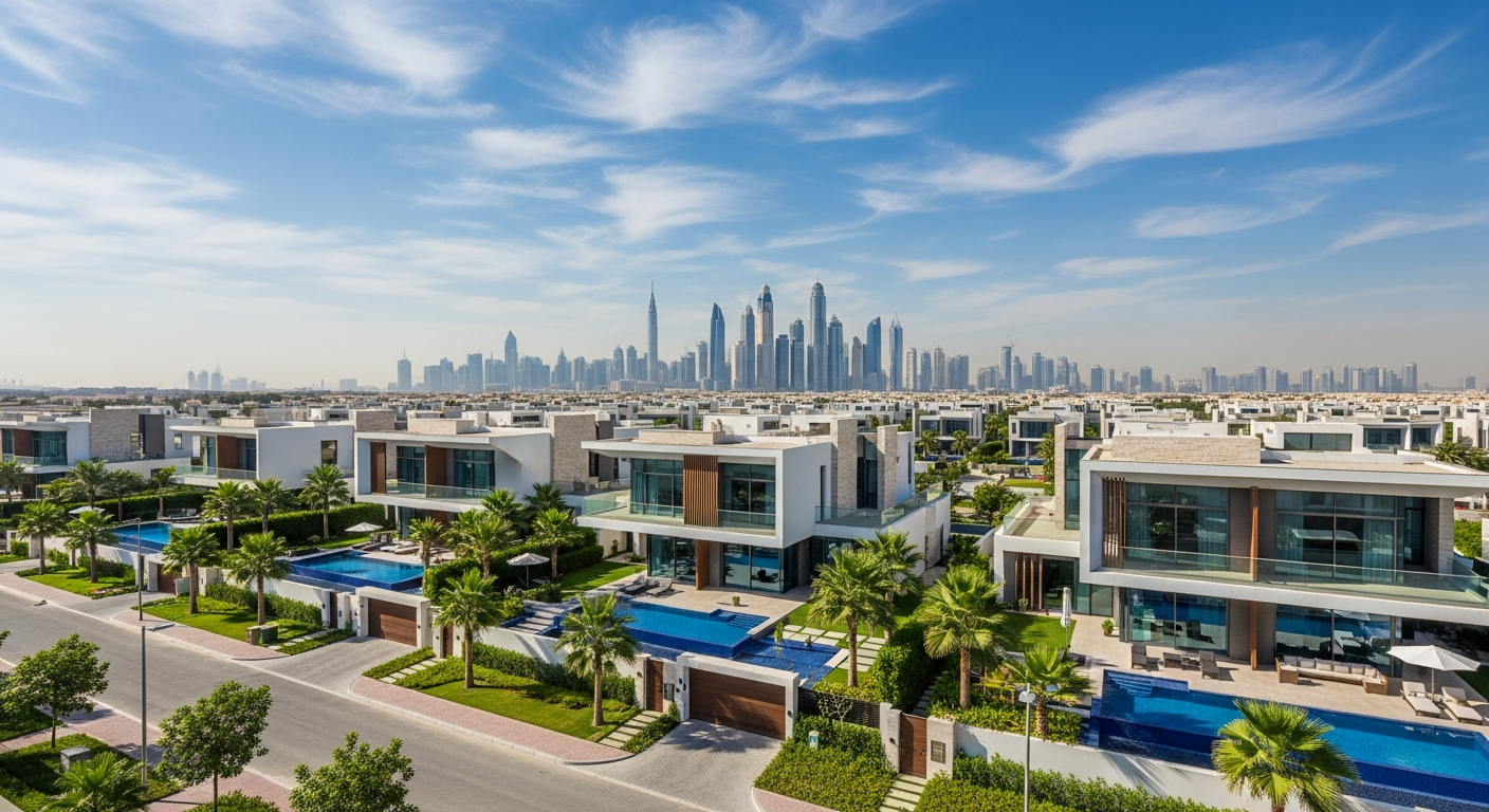 Dubai'de Modern Mimariye Sahip Geniş Konutlar