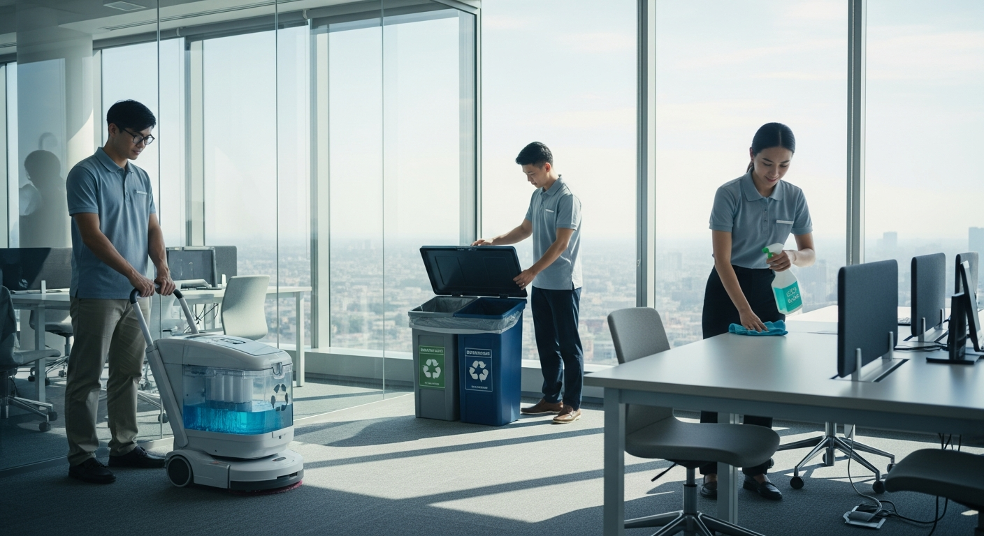 Ympäristövastuullinen siivous globaalissa mittakaavassa