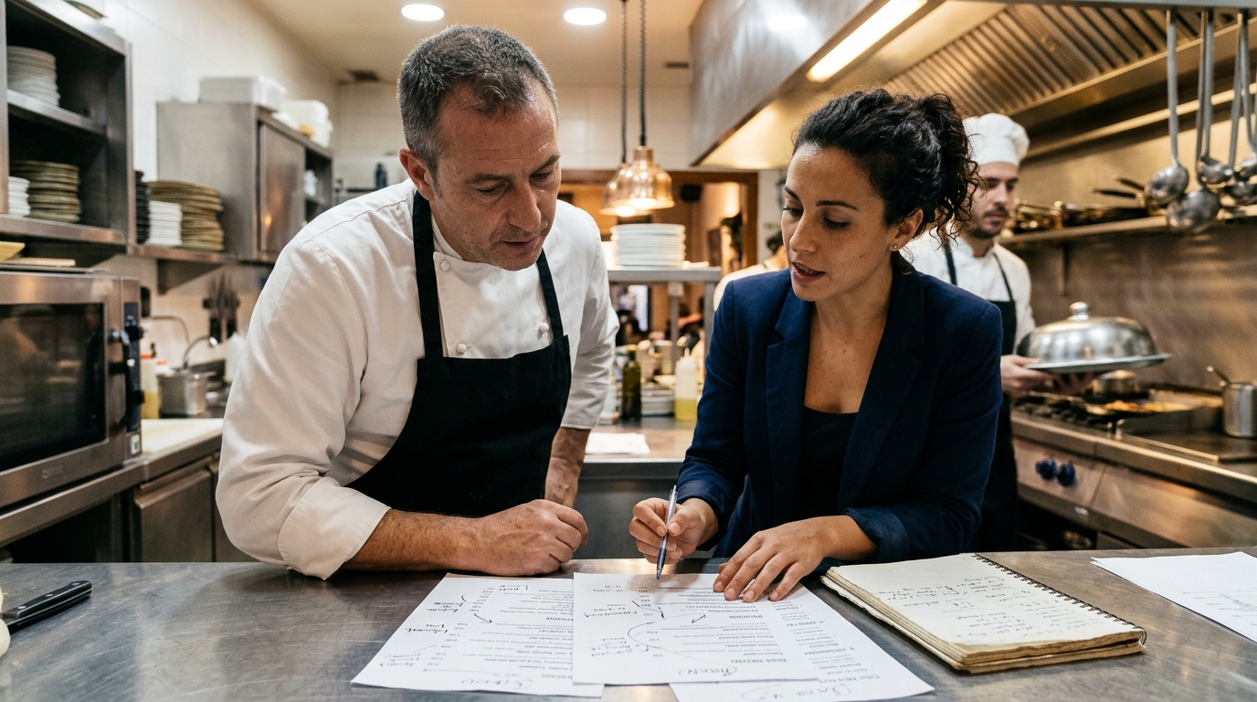Estrategias para estructurar una carta gastronómica