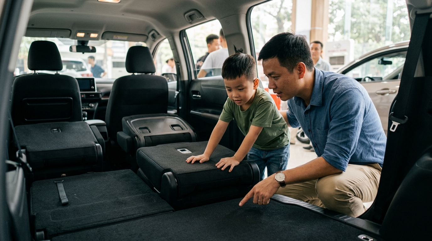 Xe lai đa dụng và không gian nội thất
