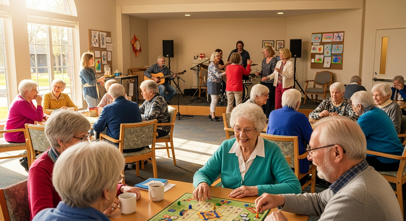 Opportunità di socializzazione per gli anziani