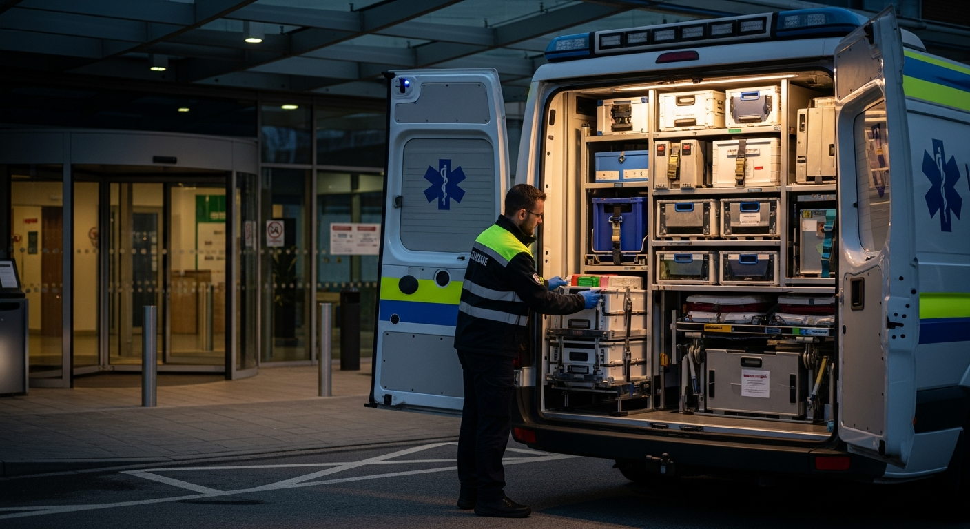 Professionella körningar för medicinska behov