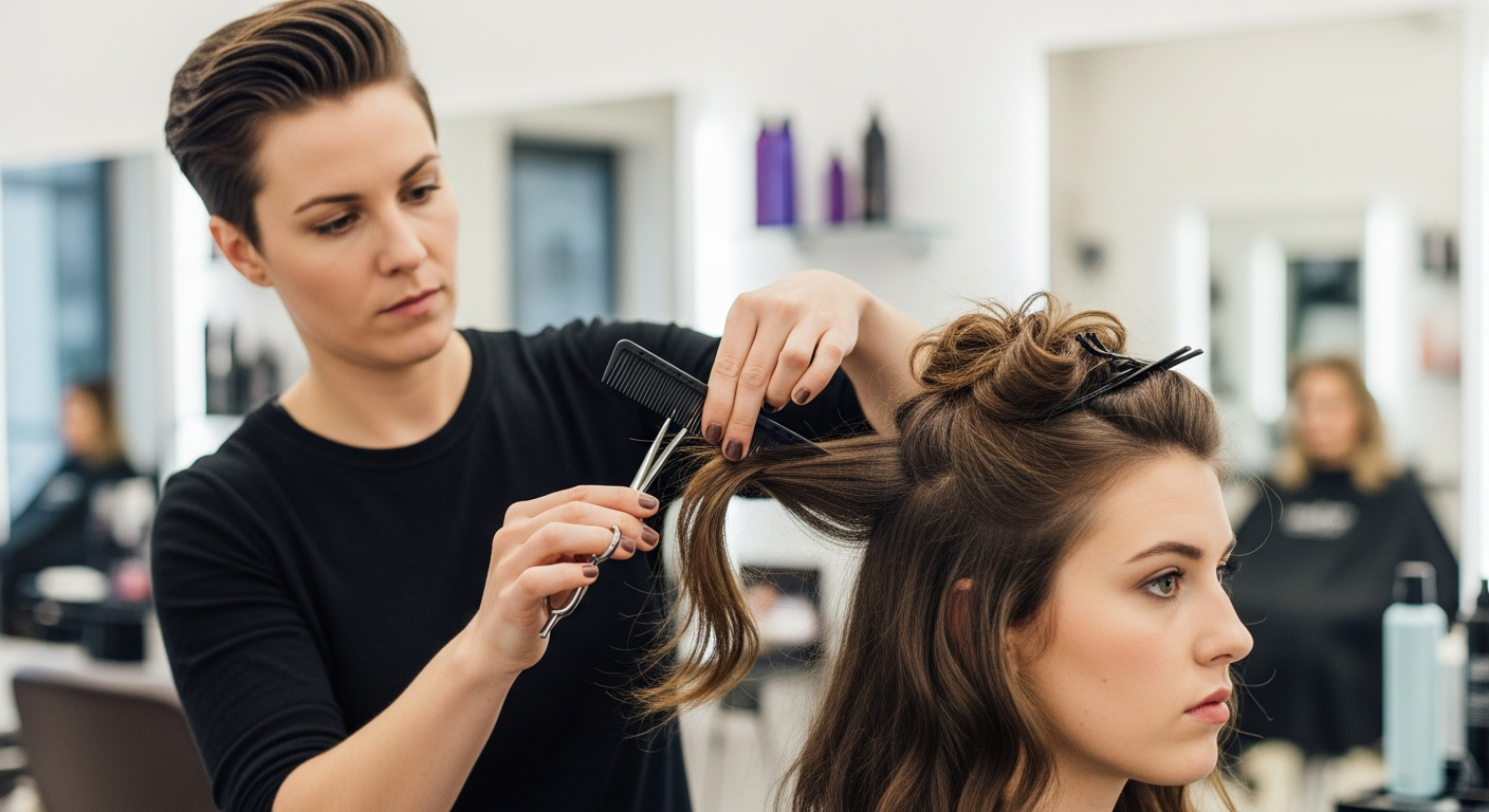 Lange of korte haarstijlen verkennen