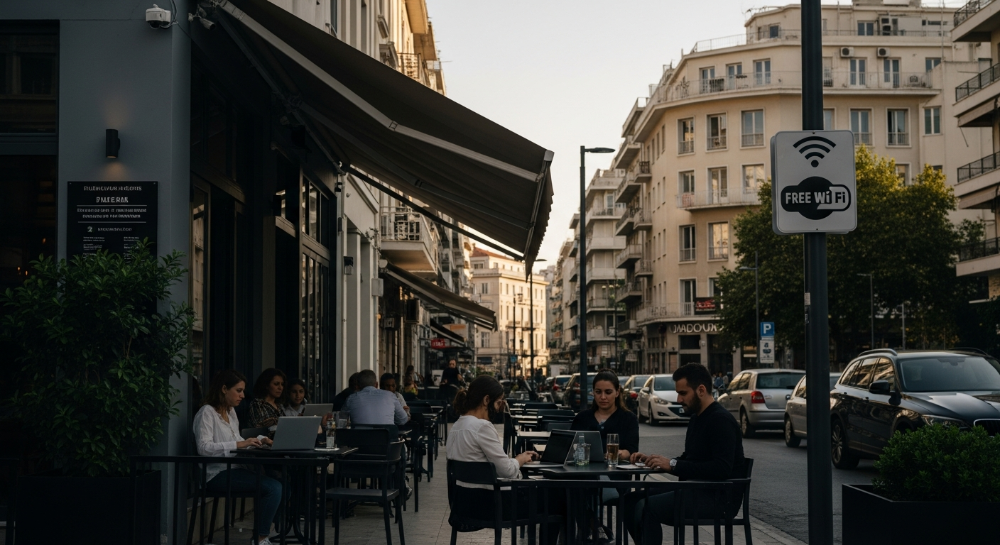Διαθεσιμότητα ασύρματου internet στην πόλη Θεσσαλονίκη