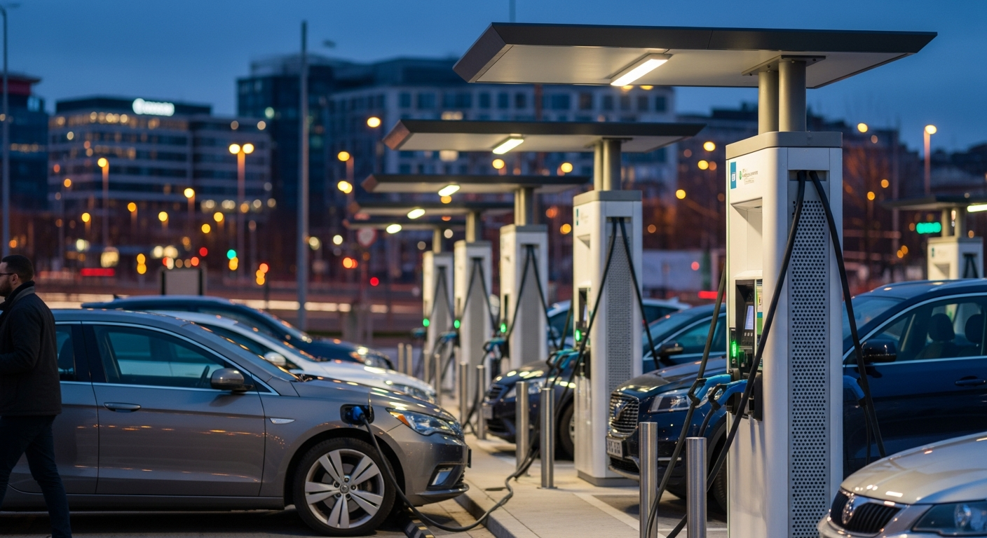 Rozwój sieci stacji ładowania aut elektrycznych