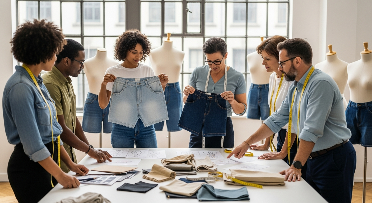 多様な体型にフィットする国際的なショーツデザイン