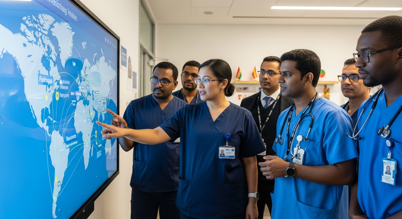 Profesionālās aprūpes ceļi starptautiskā vidē