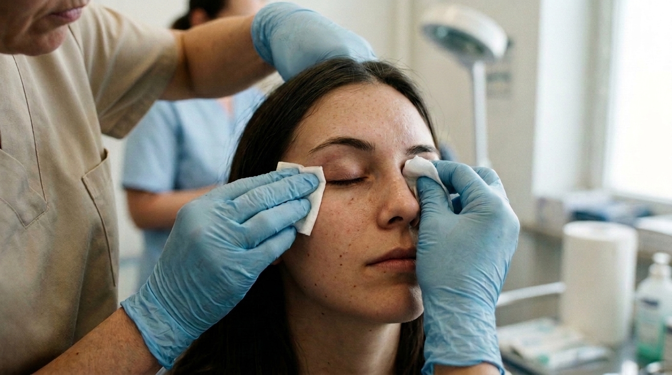 Limpieza ocular para combatir el demodex