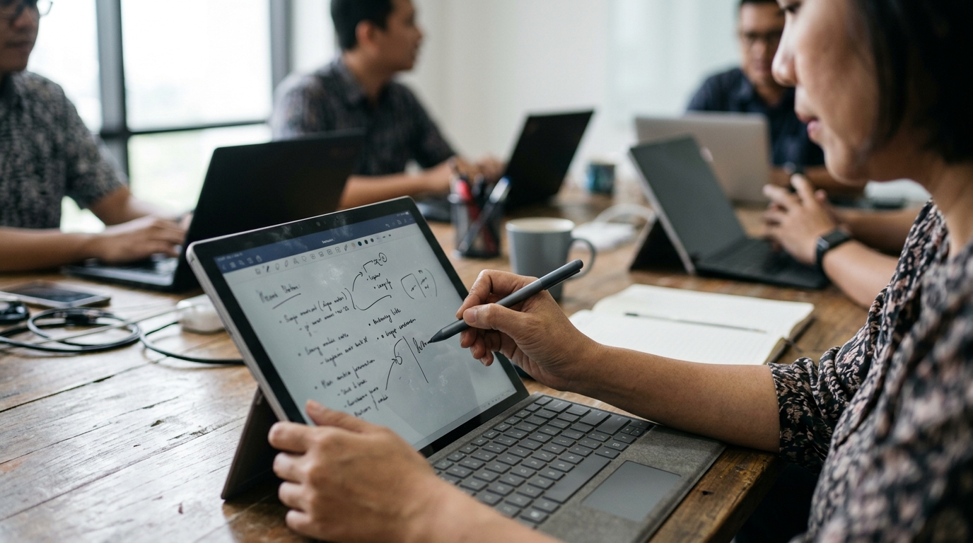 Integrasi Stylus Pen untuk Efisiensi Catatan Digital