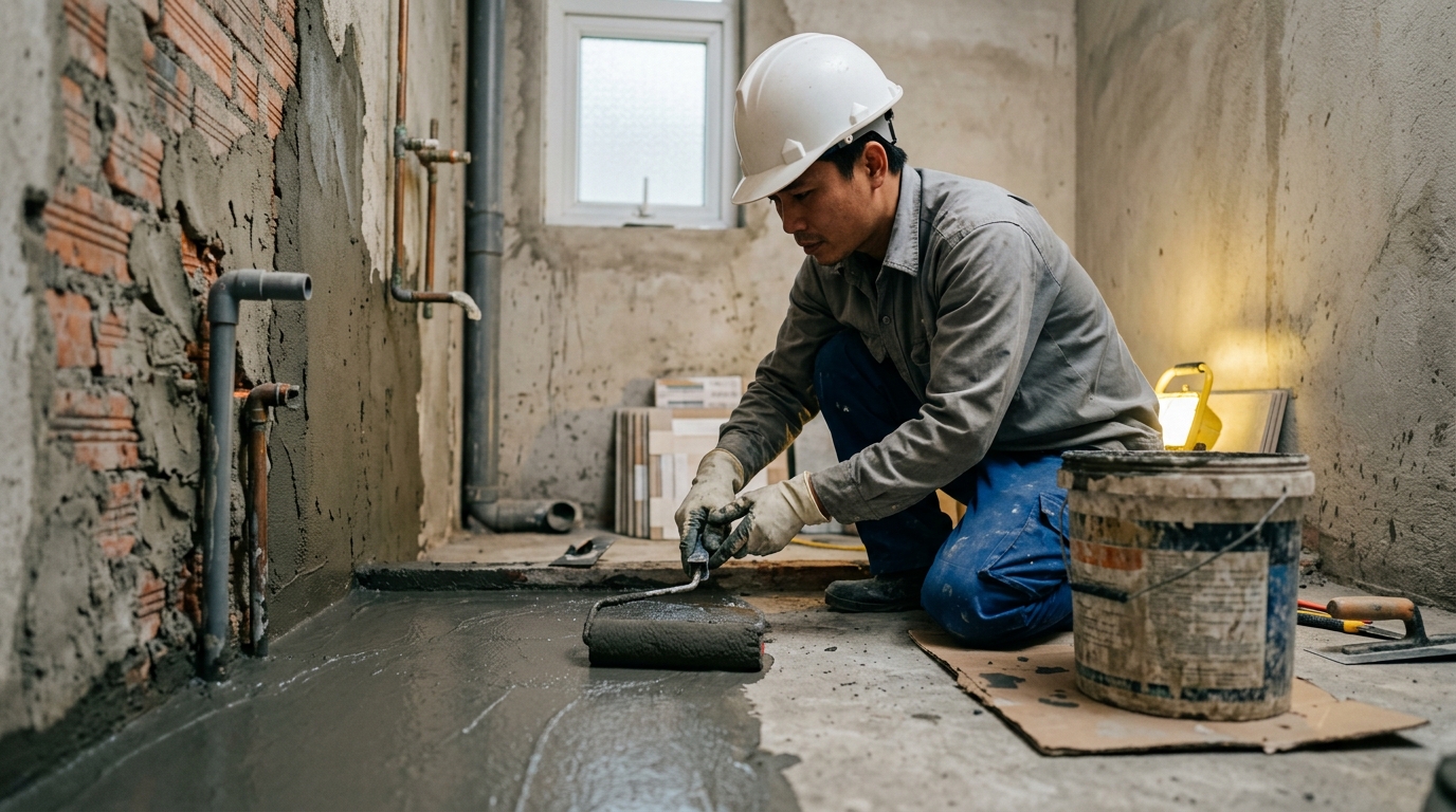 Giải pháp chống thấm hiệu quả cho nhà tắm