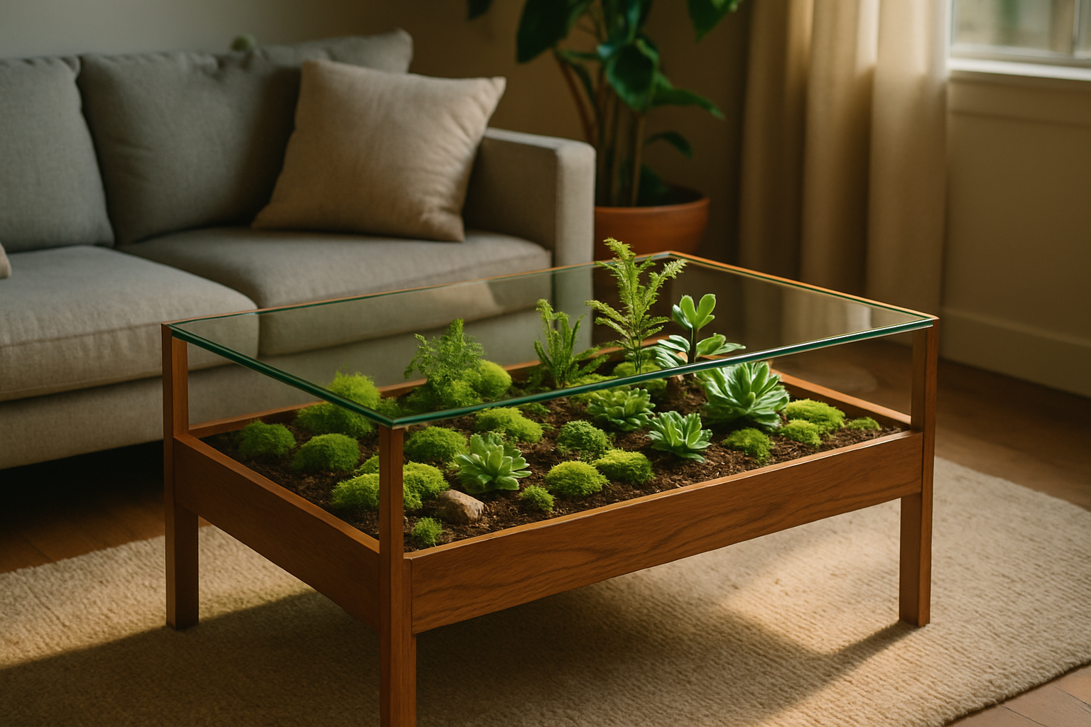 Terrarium Tables: Bringing Living Art to Your Living Room