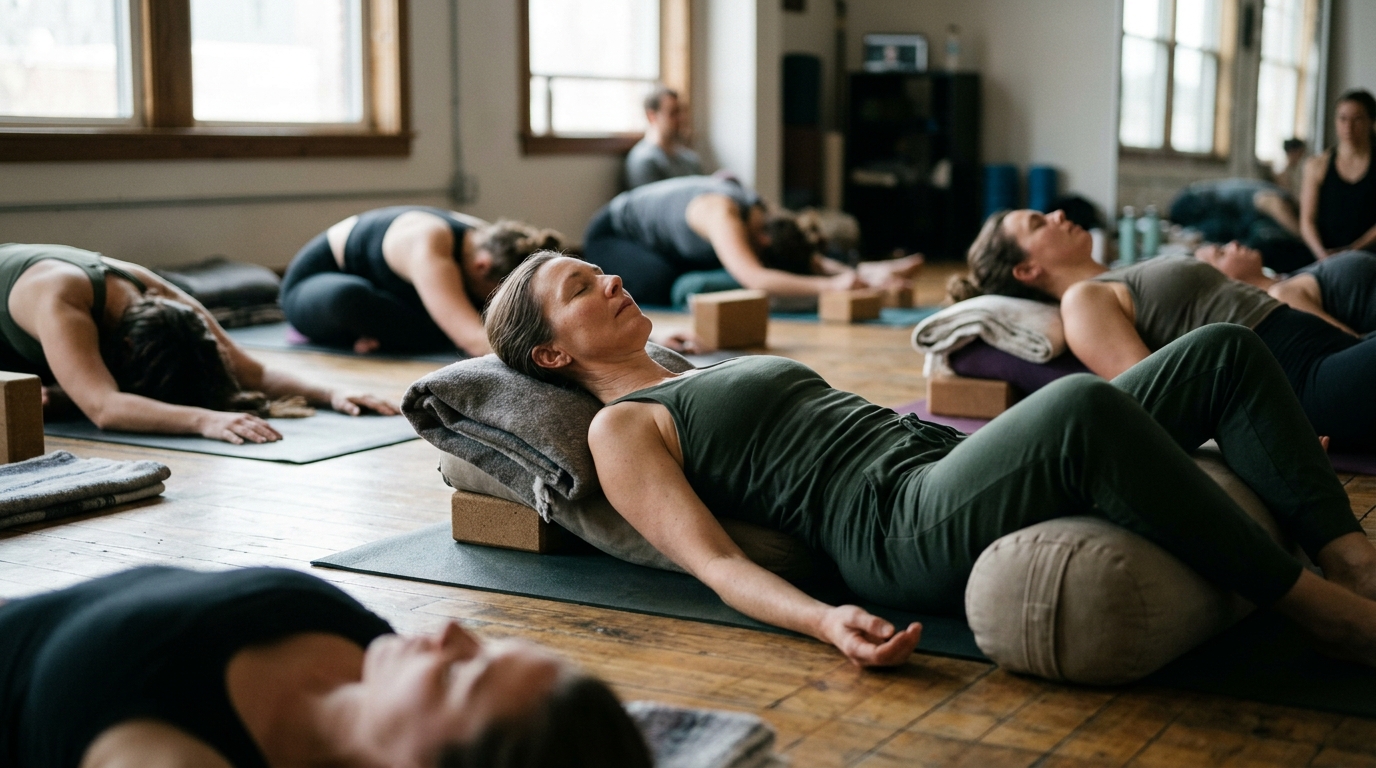 Restorative Yoga Poses to Relieve Physical Strain and Celebrate True Rest