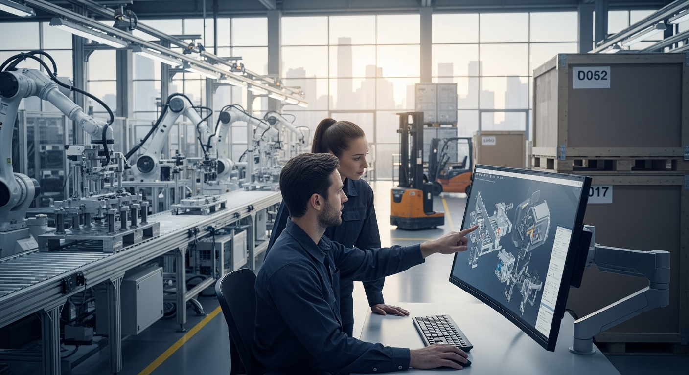 De toekomst van werk in de productie over landsgrenzen heen