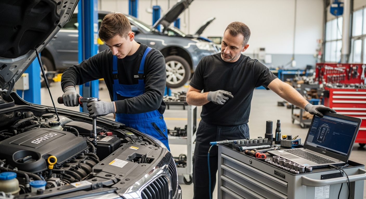 Начало на професия в автомобилната механика
