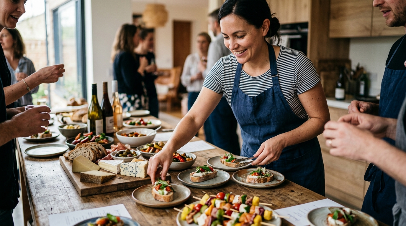 Alternativas para degustar durante una celebracion