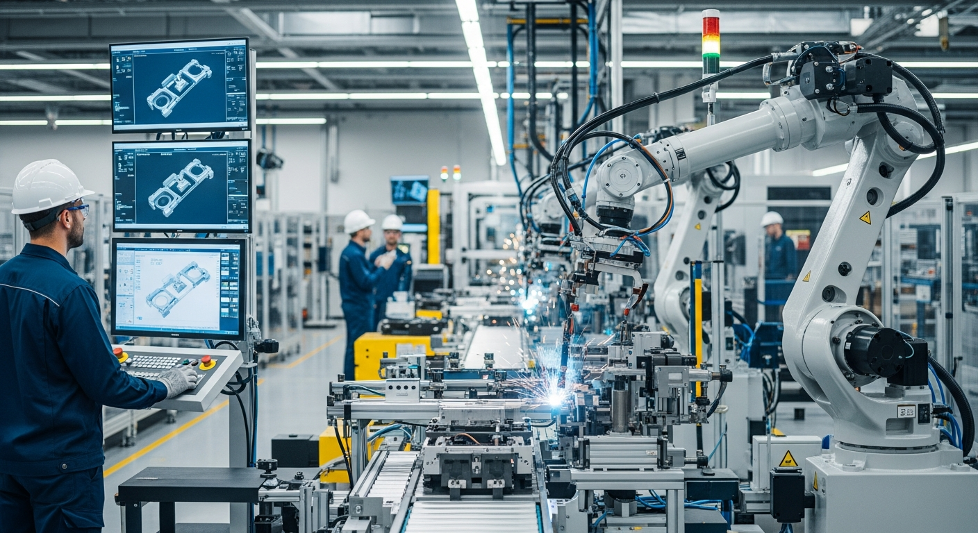 Automatisering og innovasjon i moderne industri