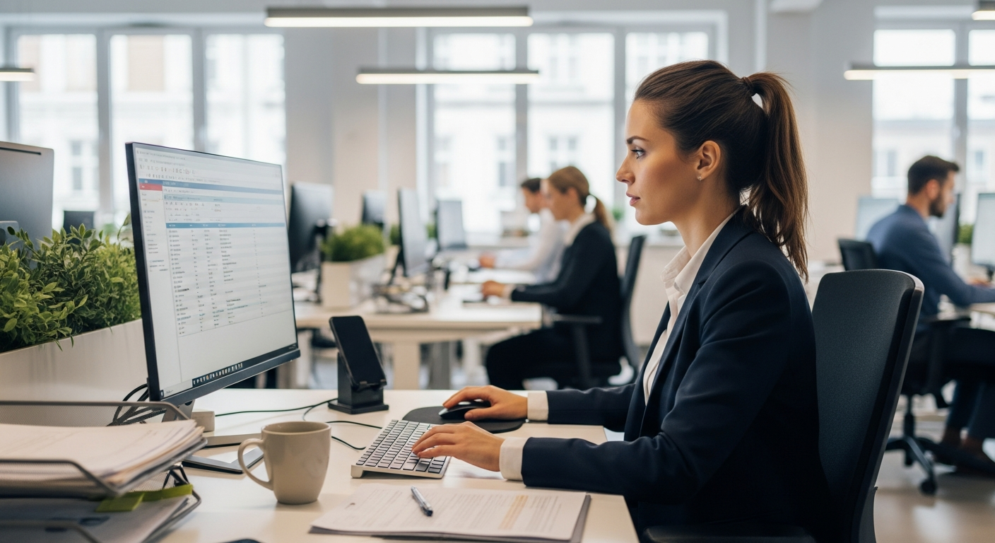 De dagelijkse taken van administratief personeel