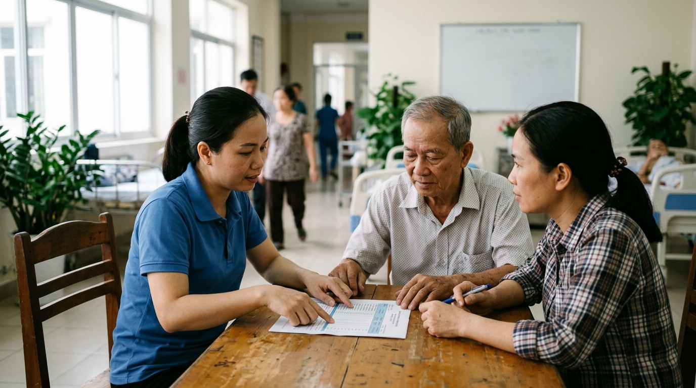 การคำนวณอัตราค่าบริการศูนย์ดูแลผู้สูงอายุสำหรับการพักฟื้น