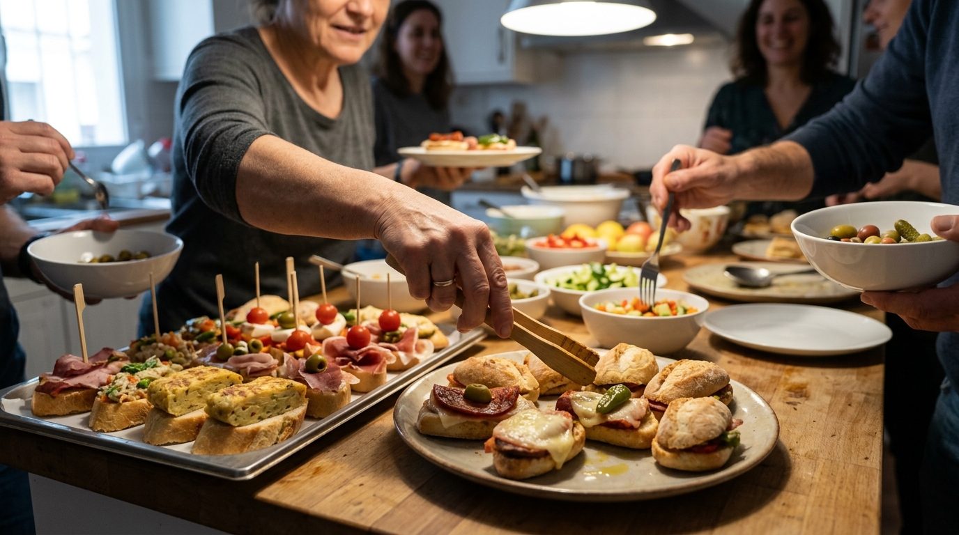 Recetas sencillas de bocadillos frios y calientes