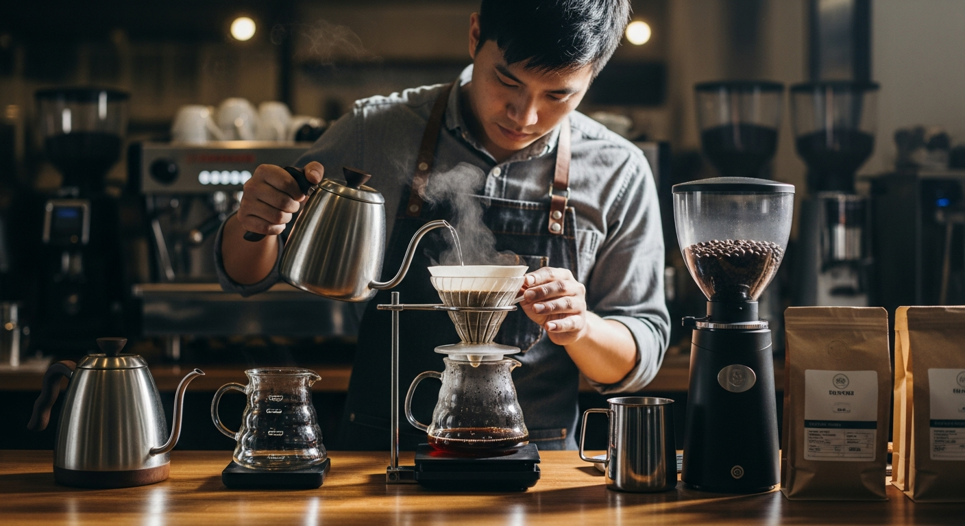 Forståelse af den ideelle bryggeproces for kaffe