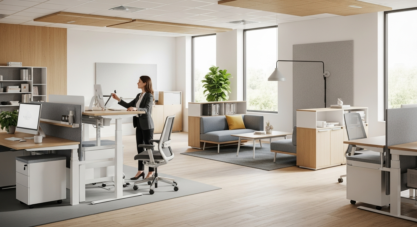 การเลือกอุปกรณ์สำนักงานที่เหมาะสมกับพื้นที่