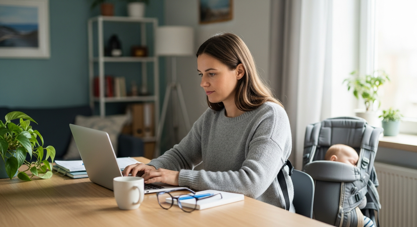 Munca digitală: Soluții pentru părinți ocupați.