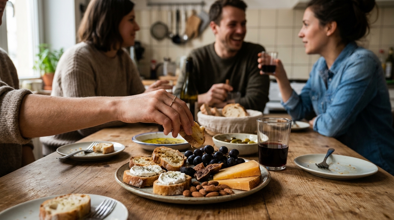 Preparaciones ligeras para compartir entre amigos