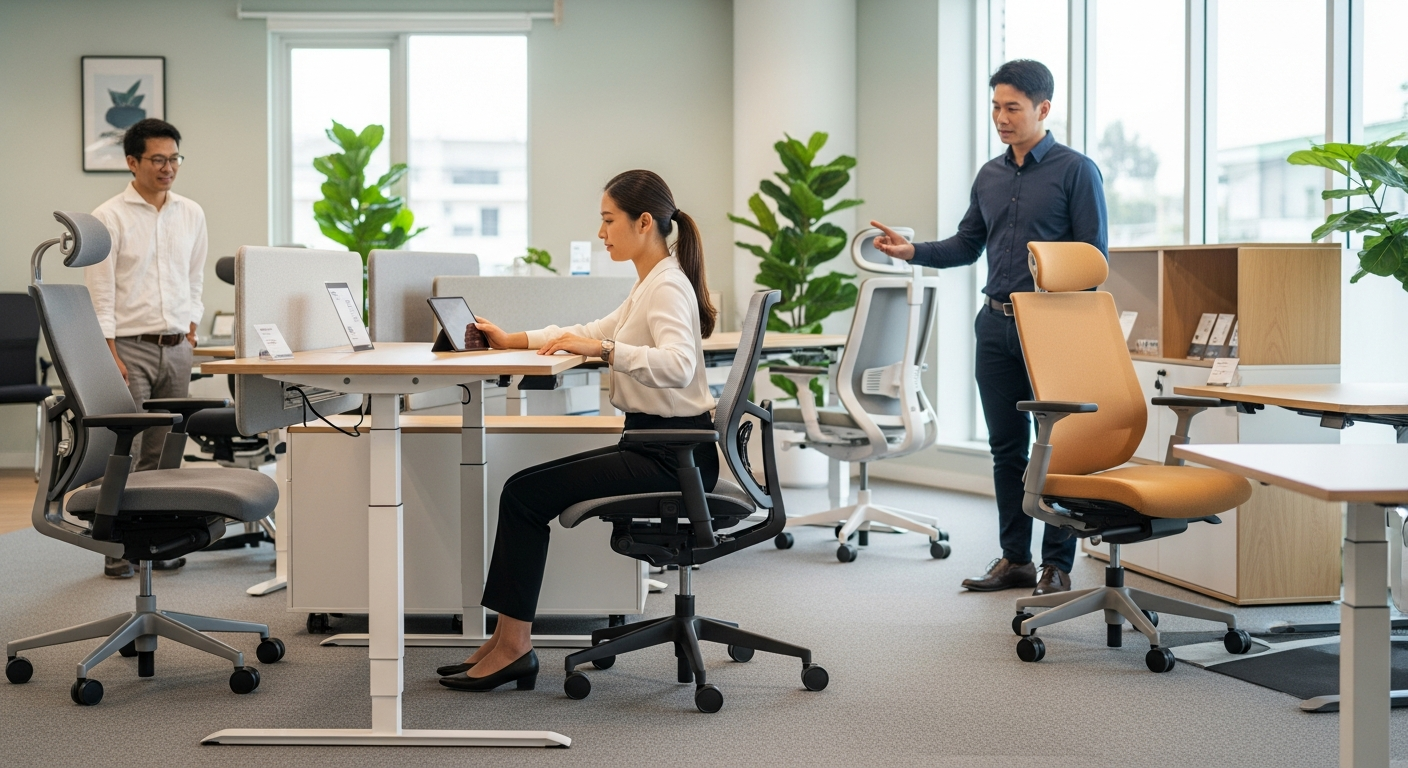 เลือกเฟอร์นิเจอร์ที่รองรับหลักสรีรศาสตร์