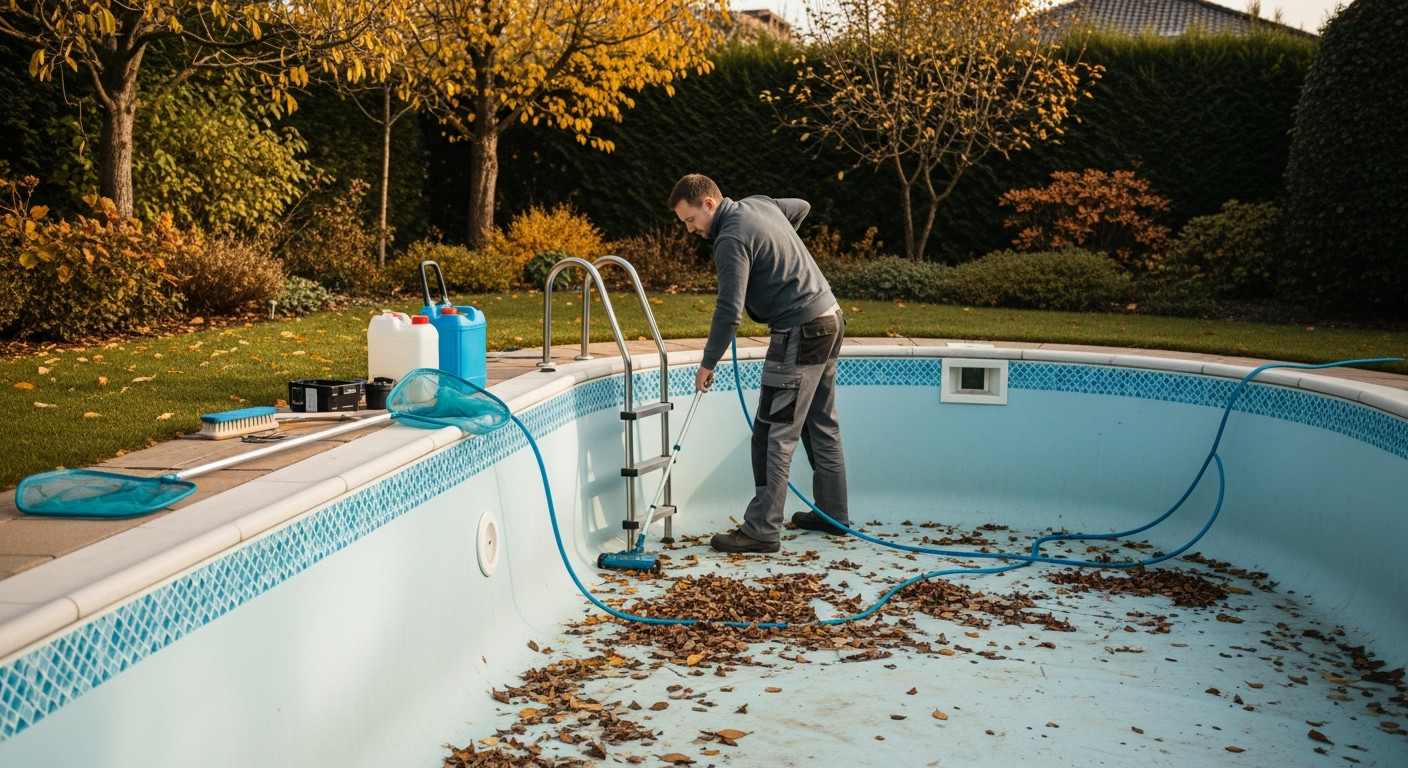 Zazimování a údržba plastového bazénu