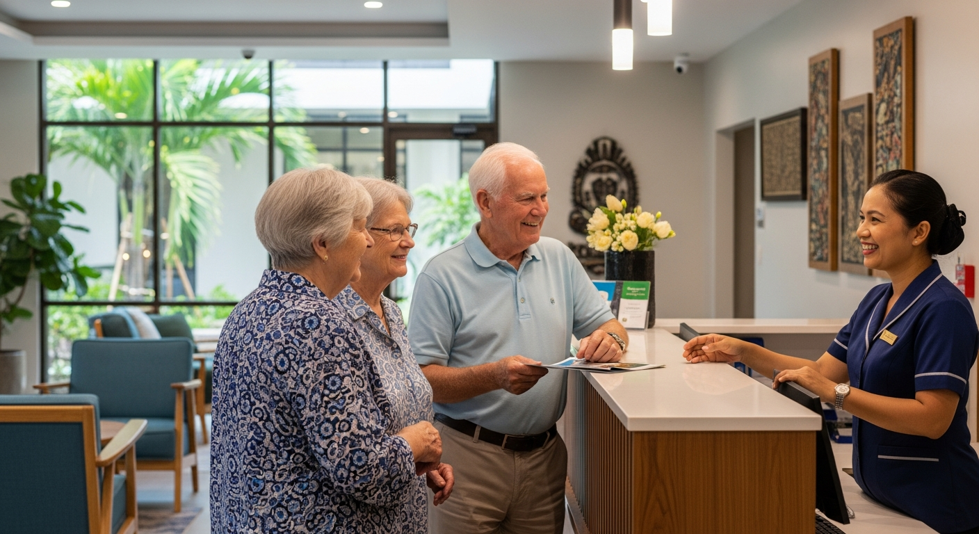 ค้นหาบ้านพักคนชราที่เหมาะสมในต่างแดน