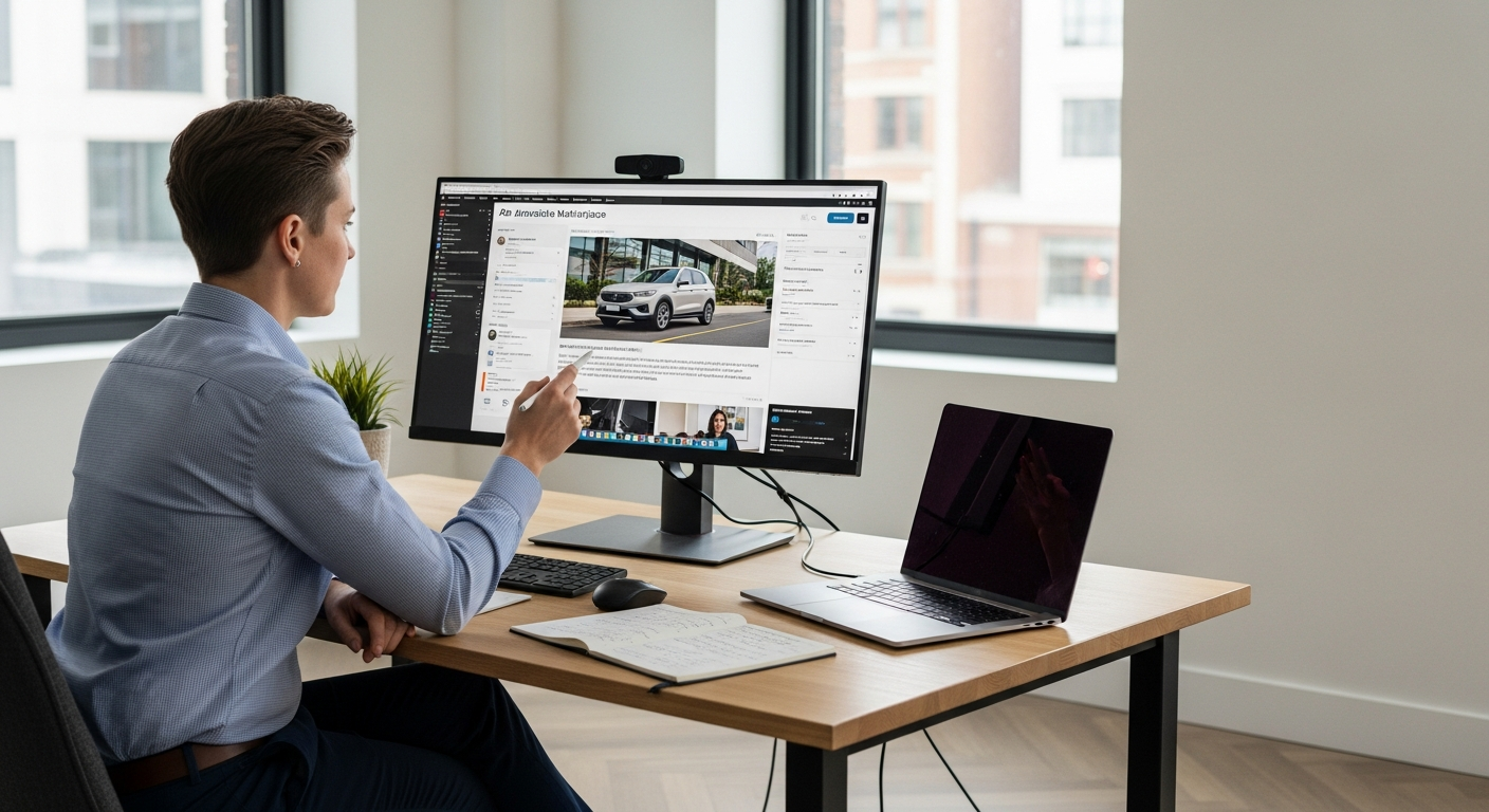 Crafting Effective Narratives for Digital Auto Marketplaces