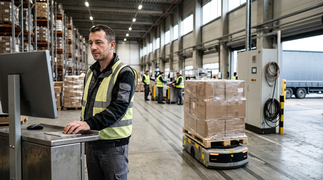 Tehokas lavojen käsittely suurissa logistiikkakeskuksissa