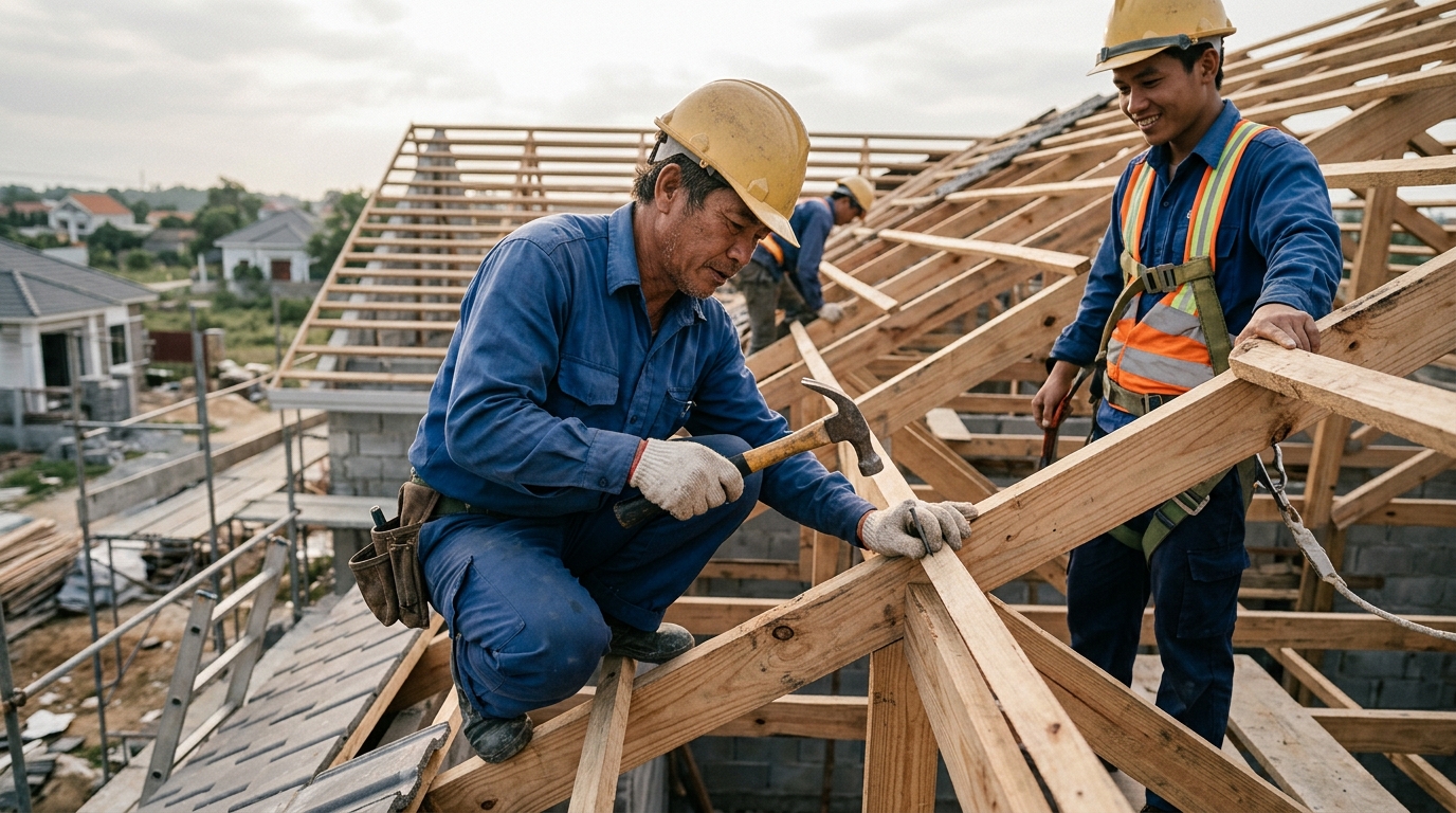 Cơ hội việc làm trong ngành lợp mái