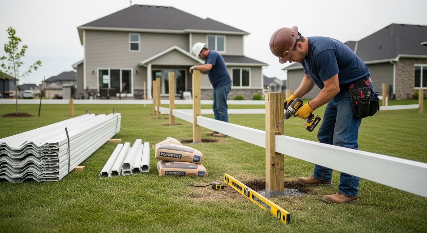 ติดตั้งรั้วบ้านสำเร็จรูปอย่างรวดเร็วและมีขั้นตอนที่ชัดเจน
