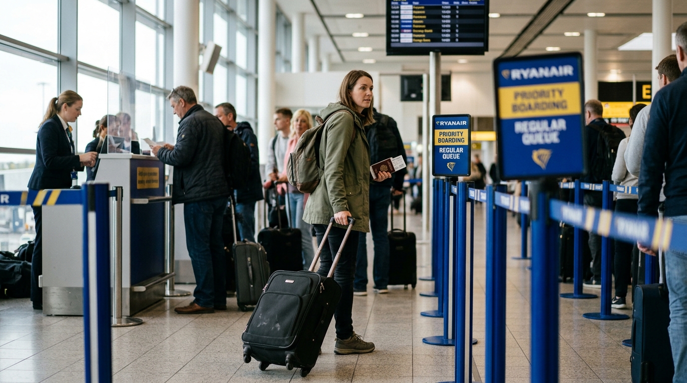 Ryanair Priority Boarding: When the 20kg Cabin Bag Rule Actually Saves 45 EUR