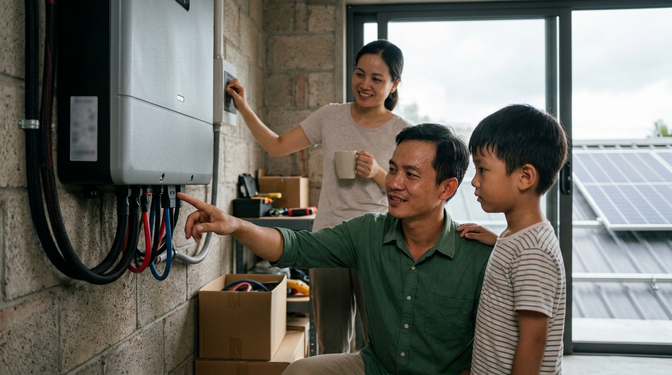 Giải pháp tiết kiệm năng lượng cho gia đình