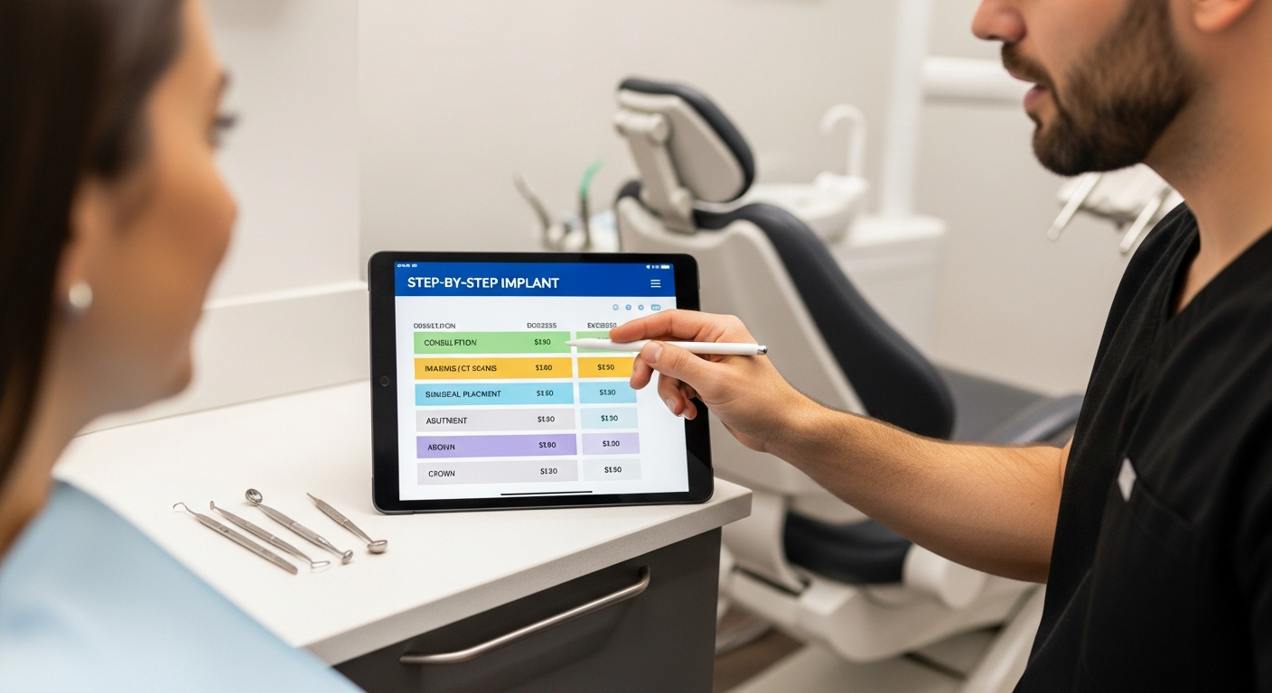 รายละเอียดค่าใช้จ่ายในการผ่าตัดรากฟันเทียมแต่ละขั้นตอน