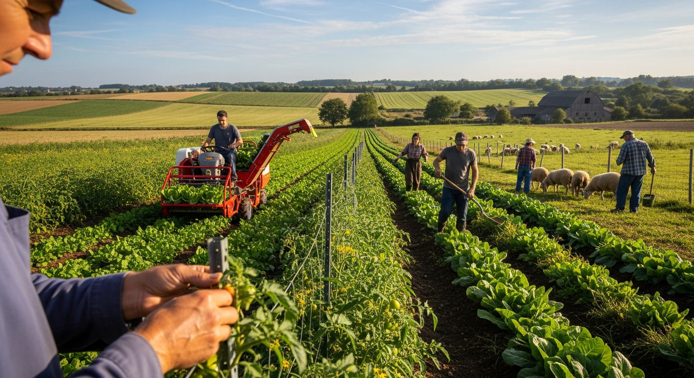 Lavorare la terra: prospettive e ruoli diversi