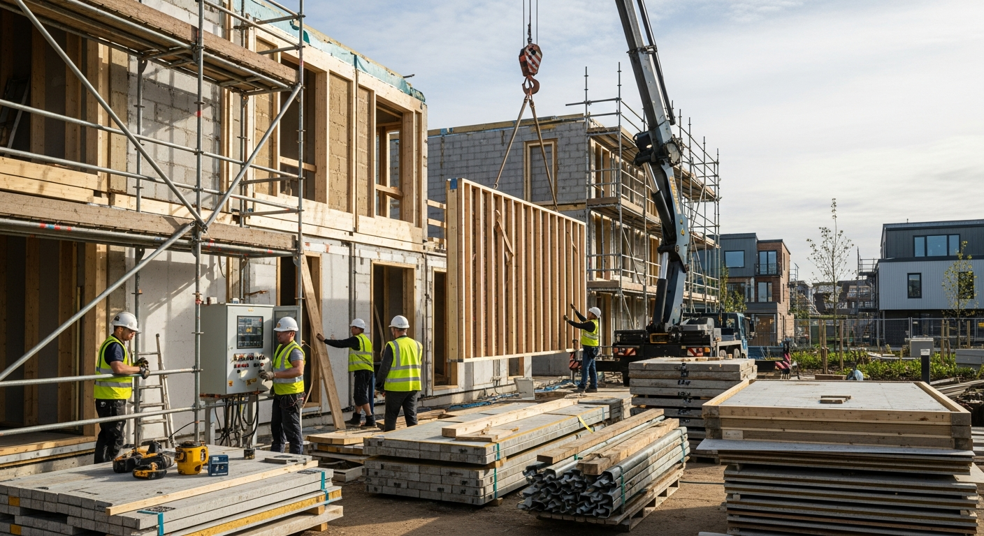 การพัฒนาที่อยู่อาศัยแบบยั่งยืนด้วยระบบสำเร็จรูป